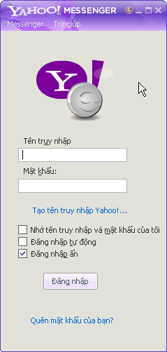 Yahoo! Messenger 9.0 tiếng Việt