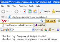 Sacombank bị hack