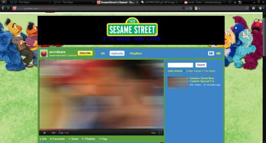 YouTube Sesame Street bị hacker tấn công