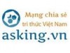 Asking.vn - Mạng hỏi đáp, chia sẻ tri thức Việt Nam