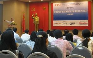 Cục trưởng Cục Thương mại điện tử - Nguyễn Thành Hưng phát biểu tại hội thảo Internet - Bạn đồng hành thời lạm 