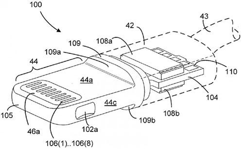 Apple được cấp ba bằng sáng chế kết nối Lightning