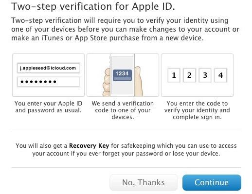 Apple ID được tăng cường tính bảo mật