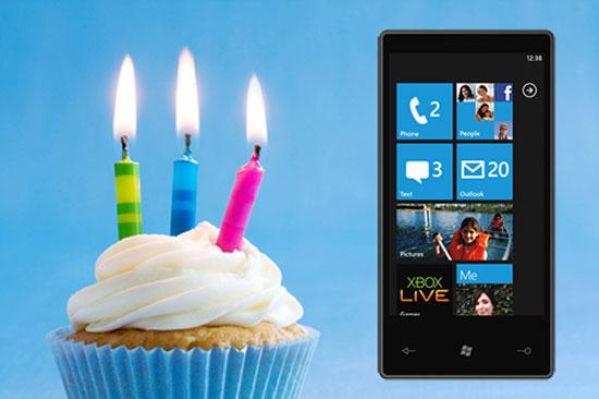 Mừng sinh nhật 3 tuổi của Windows Phone